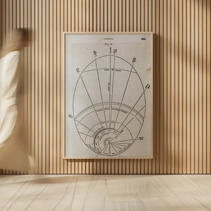 Geography of the Heavens XI by Wild Apple Portfolio. shown as over sized large wall art. Available as an archival giclee rolled canvas, fine art paper, or poster print. SKU 42817h.