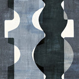 Geometric Deco II BW by Wild Apple Portfolio. SKU 32048a. Archival Giclee Fine art print for wall decor.