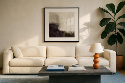 Geyser by Wild Apple Portfolio. Displayed in a glass frame with matte in a clean modern living room. Available as an archival giclee rolled canvas, fine art paper, or poster print. SKU 71764a.