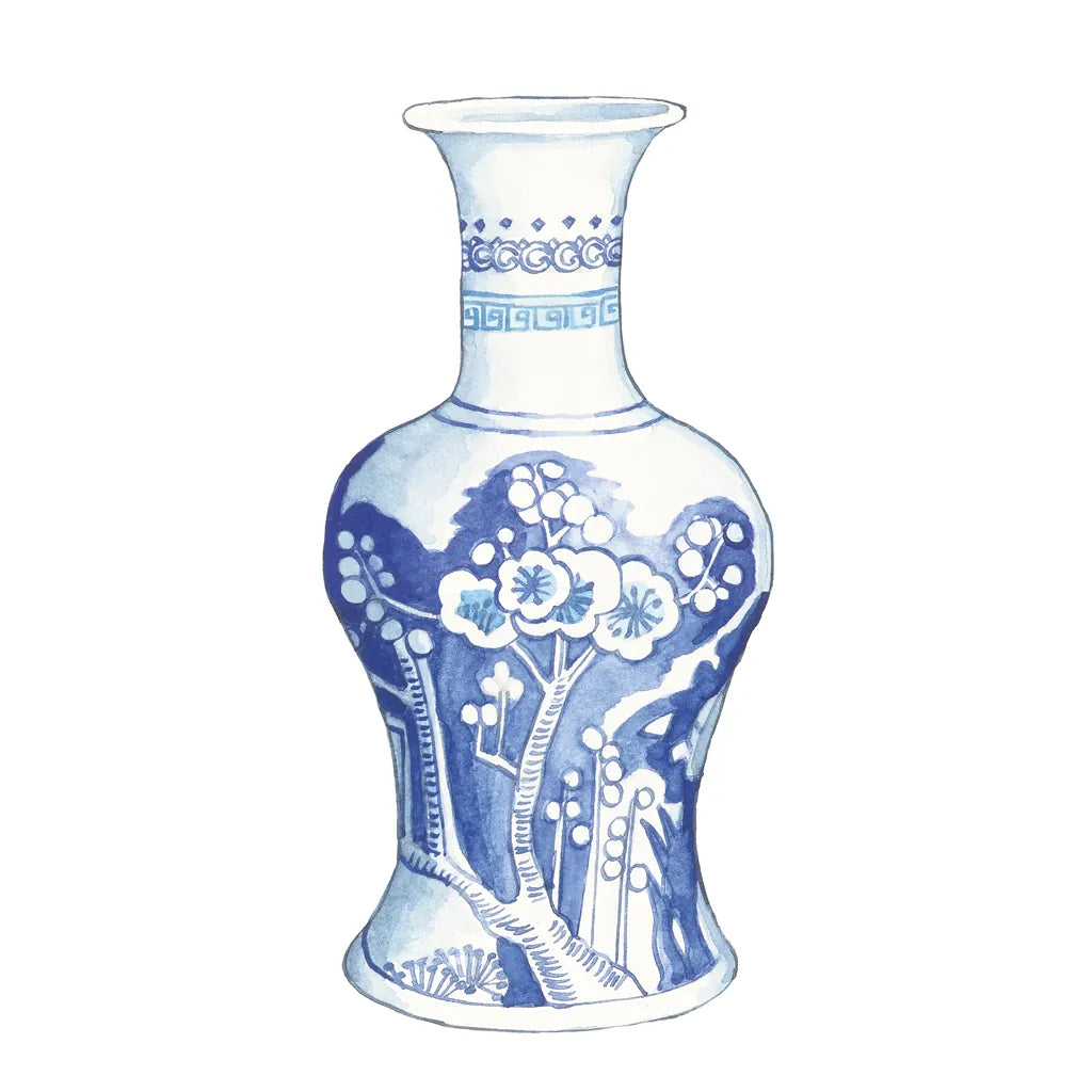 Ginger Jar III on White by Wild Apple Portfolio. SKU 41839a. Archival Giclee Fine art print for wall decor.