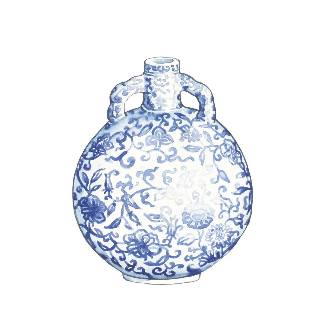 Ginger Jar IV on White by Wild Apple Portfolio. SKU 41840a. Archival Giclee Fine art print for wall decor.