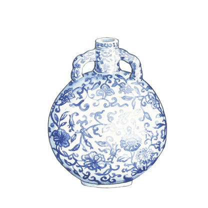 Ginger Jar IV on White by Wild Apple Portfolio. SKU 41840a. Archival Giclee Fine art print for wall decor.