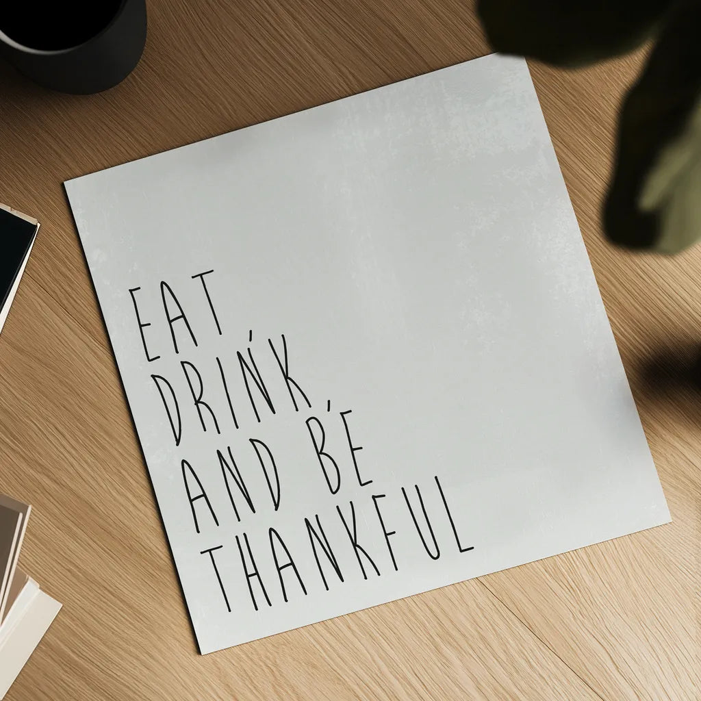 Give Thanks II by Wild Apple Portfolio. Shown as a detailed flat fine art print, highlighting archival giclee quality. Available as an archival giclee rolled canvas, fine art paper, or poster print. SKU 68050a.