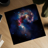 Glittering Galaxy by Wild Apple Portfolio. Shown as a detailed flat fine art print, highlighting archival giclee quality. Available as an archival giclee rolled canvas, fine art paper, or poster print. SKU 87125a.