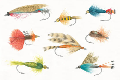 Gone Fishin I by Wild Apple Portfolio. SKU 31879i. Archival Giclee Fine art print for wall decor.