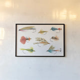 Gone Fishin I by Wild Apple Portfolio. shown as a paper print in a black flame. Available as a archival giclee rolled canvas, fine art paper, or poster print. SKU 31879i.