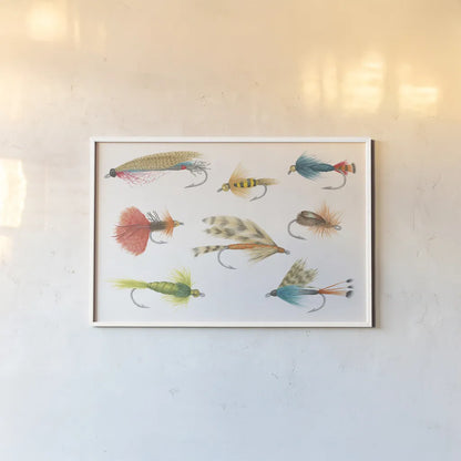 Gone Fishin I by Wild Apple Portfolio. shown as a paper print in a white frame. Available as a archival giclee rolled canvas, fine art paper, or poster print. SKU 31879i.