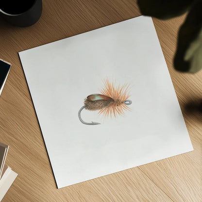 Gone Fishin II by Wild Apple Portfolio. Shown as a detailed flat fine art print, highlighting archival giclee quality. Available as an archival giclee rolled canvas, fine art paper, or poster print. SKU 31880a.