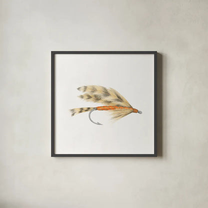 Gone Fishin VI by Wild Apple Portfolio. Shown in a sleek black glass frame for a contemporary gallery look. Available as an archival giclee rolled canvas, fine art paper, or poster print. SKU 31884a.