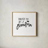 Grandma Inspiration I by Wild Apple Portfolio. Shown in a natural wood glass frame for a timeless modern aesthetic. Available as an archival giclee rolled canvas, fine art paper, or poster print. SKU 54755a.