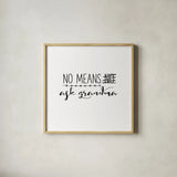 Grandma Inspiration II by Wild Apple Portfolio. Shown in a natural wood glass frame for a timeless modern aesthetic. Available as an archival giclee rolled canvas, fine art paper, or poster print. SKU 54756a.