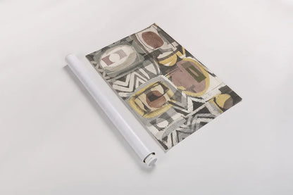 Graphic Abstract III Sunbaked by Wild Apple Portfolio. shown as a rolled paper print. Available as archival giclee rolled canvas, fine art paper, or poster print. SKU 52116i.