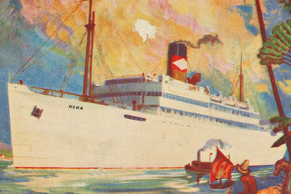 Great White Fleet Postcard II Crop by Wild Apple Portfolio. SKU 27140i. Archival Giclee Fine art print for wall decor.