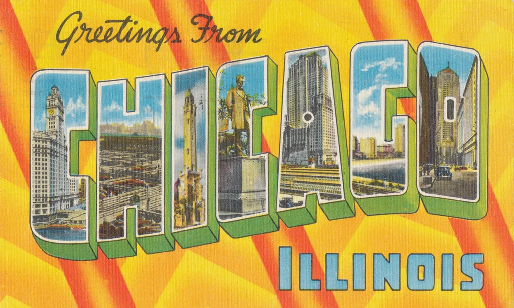 Greetings from Chicago Illinois by Wild Apple Portfolio
