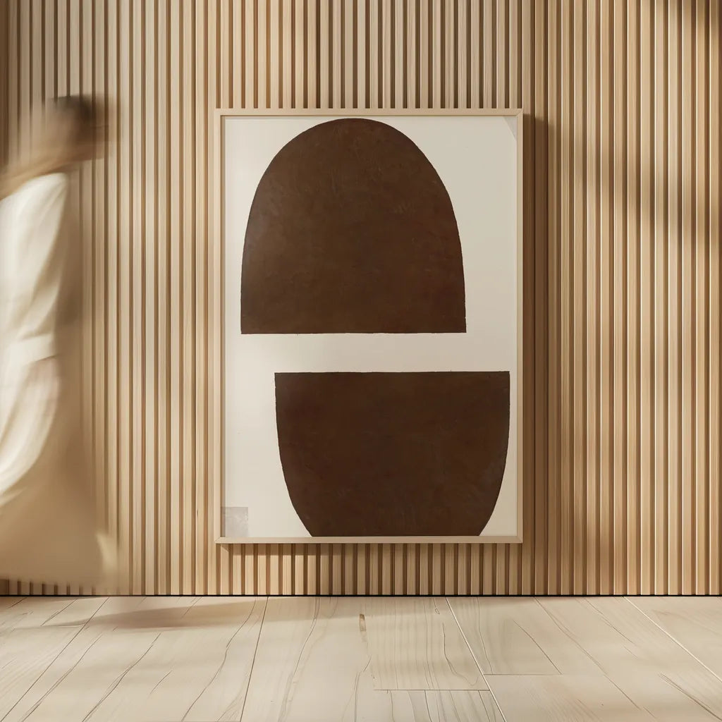 Half Domes I Brown No Border by Wild Apple Portfolio. shown as over sized large wall art. Available as an archival giclee rolled canvas, fine art paper, or poster print. SKU 77315h.