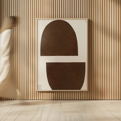 Half Domes I Brown No Border by Wild Apple Portfolio. shown as over sized large wall art. Available as an archival giclee rolled canvas, fine art paper, or poster print. SKU 77315h.