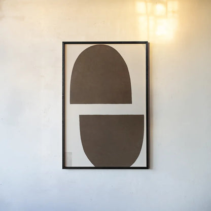 Half Domes I Brown No Border by Wild Apple Portfolio. shown as a paper print in a black flame. Available as a archival giclee rolled canvas, fine art paper, or poster print. SKU 77315h.