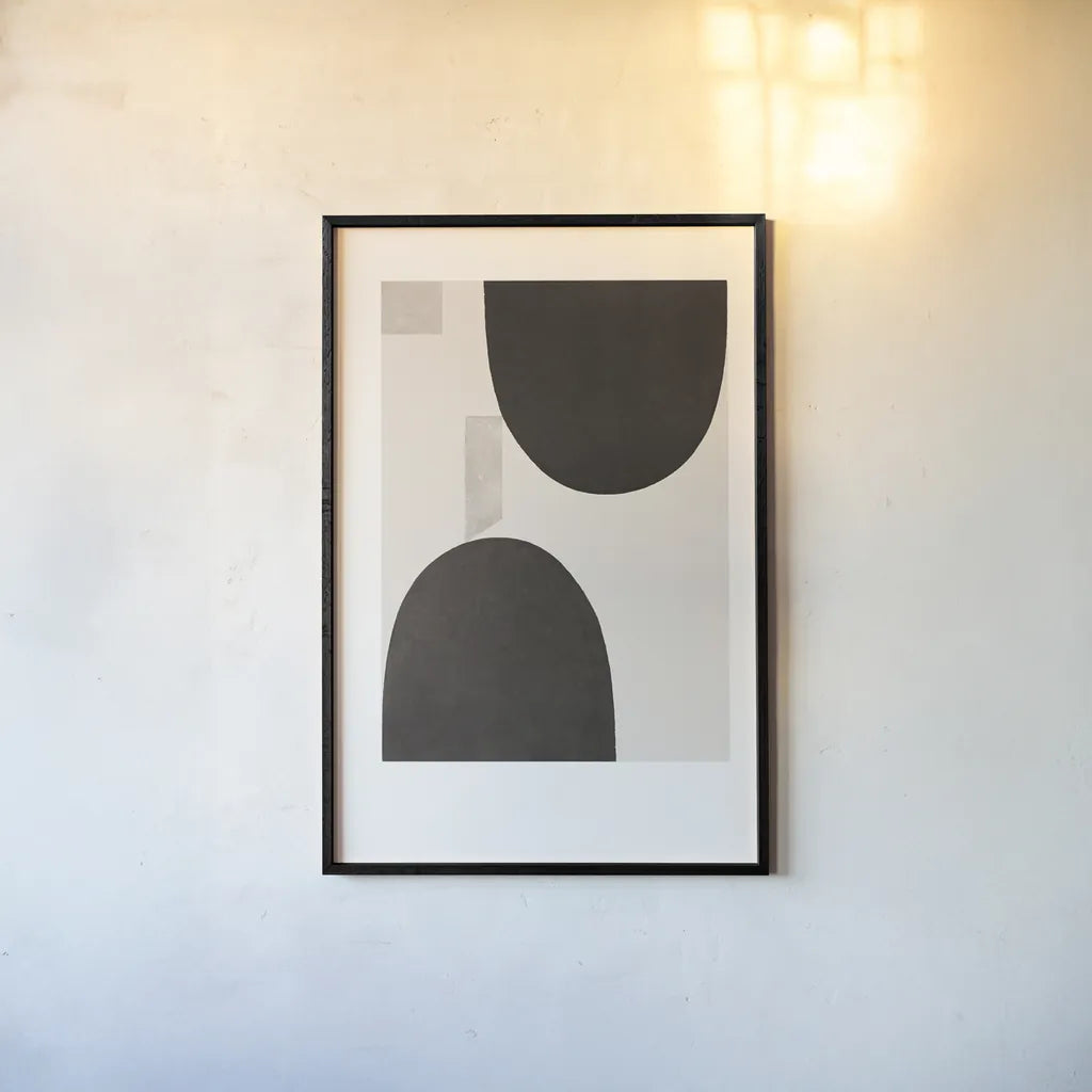 Half Domes II by Wild Apple Portfolio. shown as a paper print in a black flame. Available as a archival giclee rolled canvas, fine art paper, or poster print. SKU 73672h.