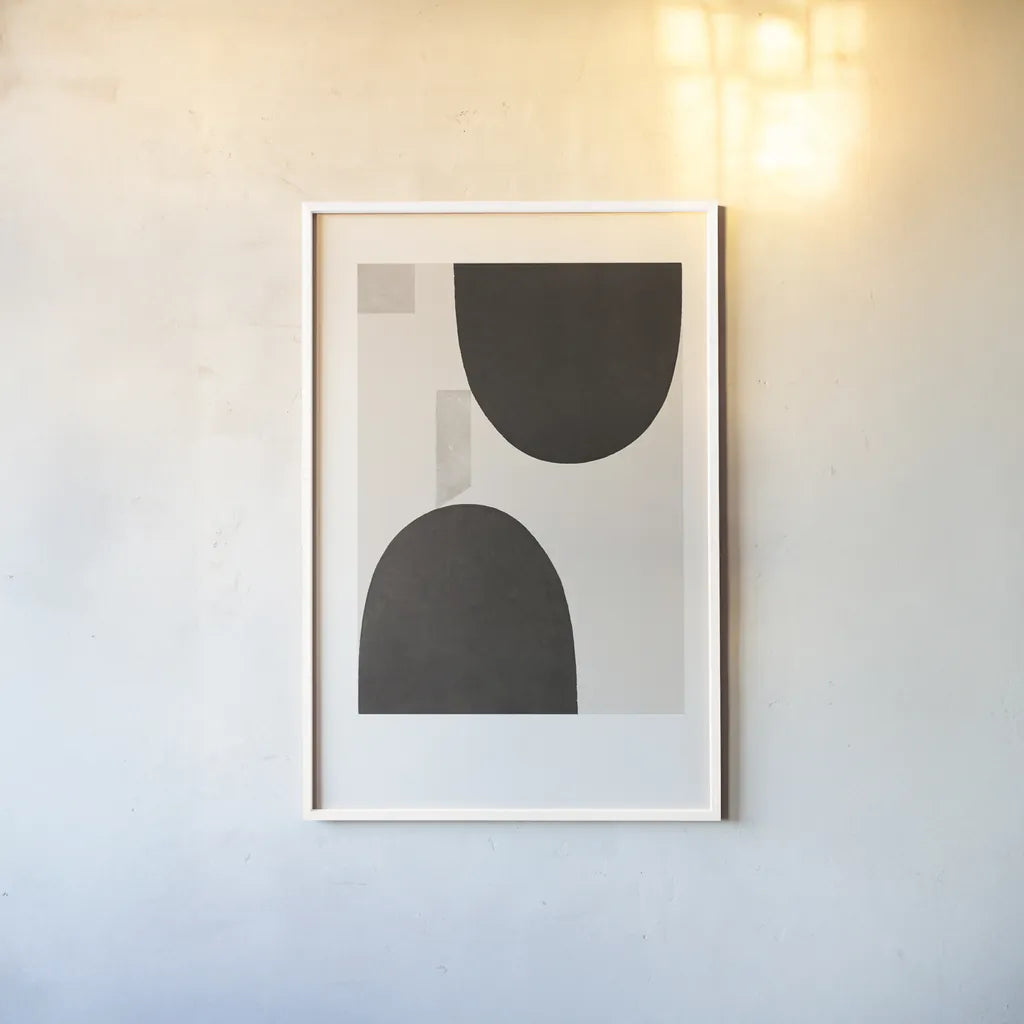 Half Domes II by Wild Apple Portfolio. shown as a paper print in a white frame. Available as a archival giclee rolled canvas, fine art paper, or poster print. SKU 73672h.