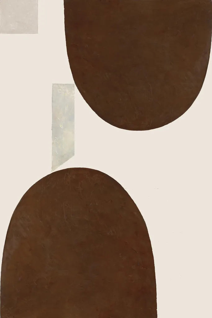 Half Domes II Brown No Border by Wild Apple Portfolio. SKU 77316h. Archival Giclee Fine art print for wall decor.