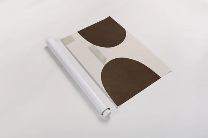 Half Domes II Brown No Border by Wild Apple Portfolio. shown as a rolled paper print. Available as archival giclee rolled canvas, fine art paper, or poster print. SKU 77316h.