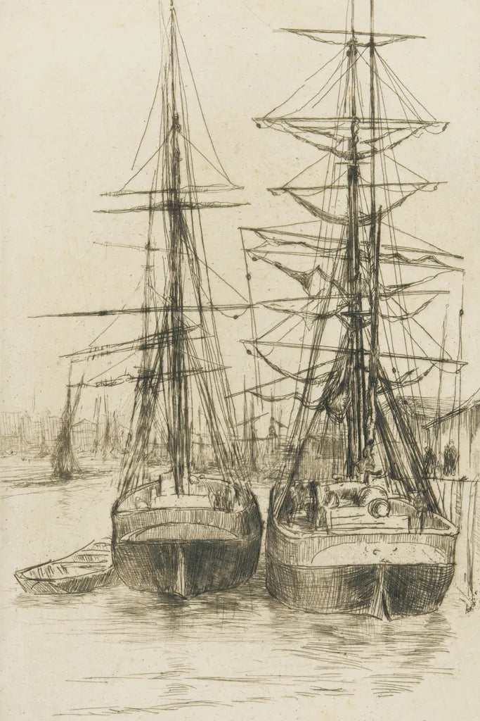 Harbor Duo by Wild Apple Portfolio. SKU 88334h. Archival Giclee Fine art print for wall decor.