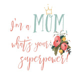 Harriet Floral Mom Inspiration II by Wild Apple Portfolio. SKU 57246a. Archival Giclee Fine art print for wall decor.