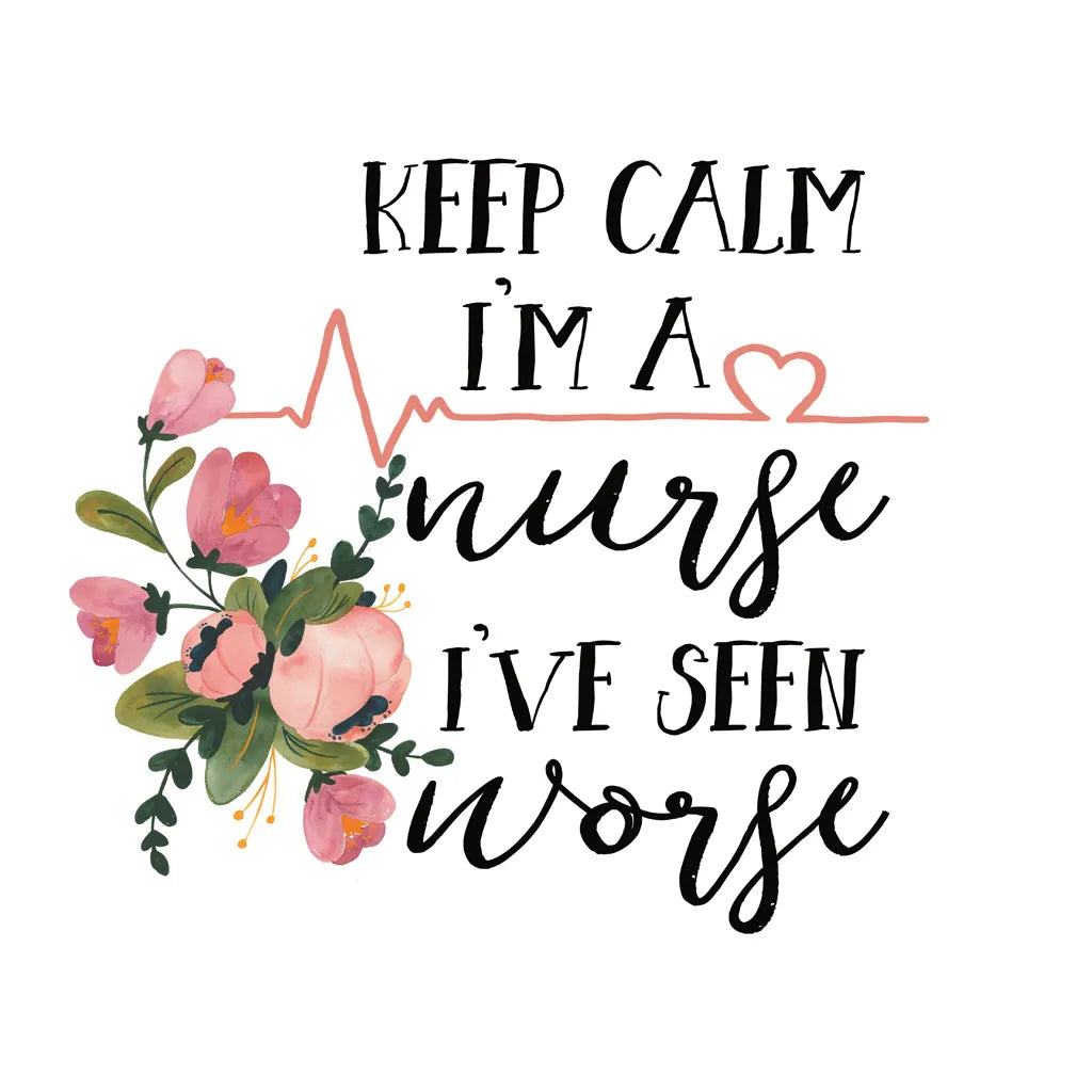 Harriet Floral Nurse Inspiration II by Wild Apple Portfolio. SKU 57249a. Archival Giclee Fine art print for wall decor.