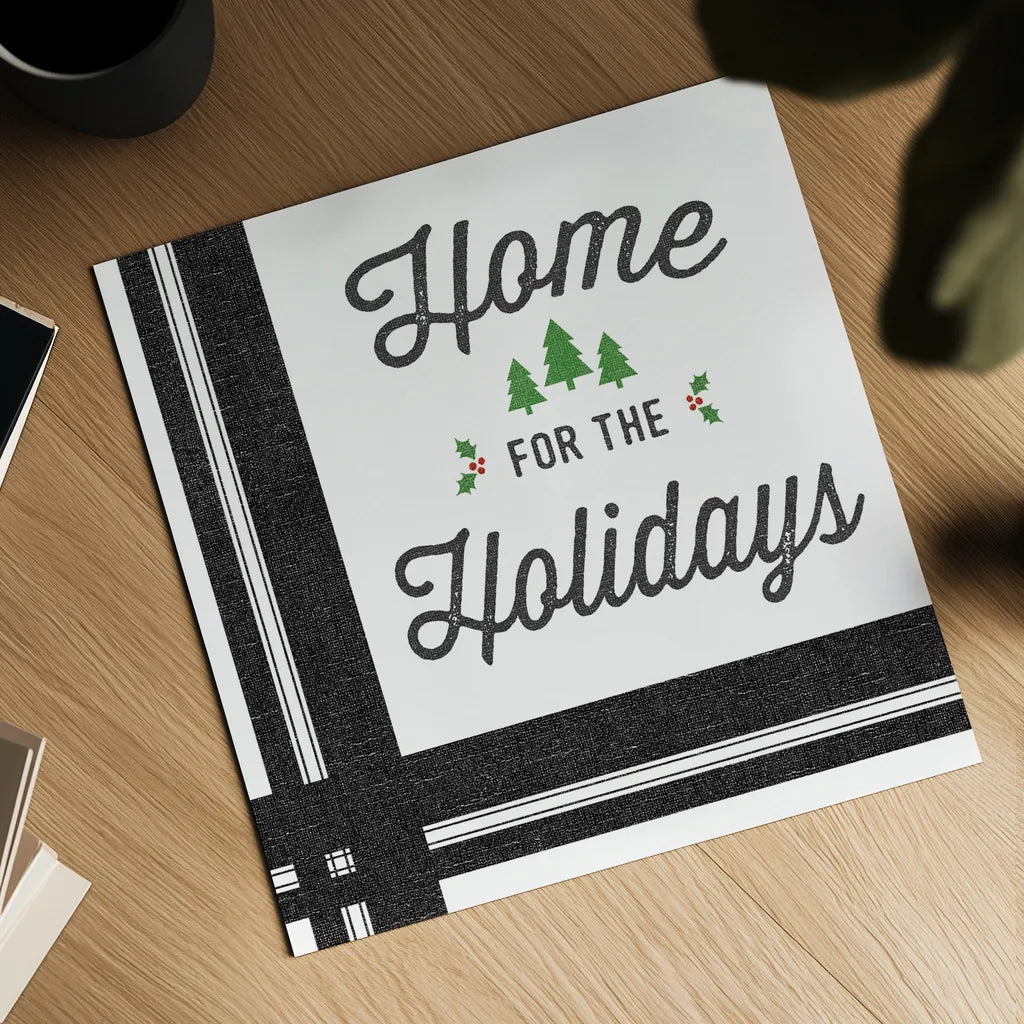 Heartland Holiday I v3 by Wild Apple Portfolio. Shown as a detailed flat fine art print, highlighting archival giclee quality. Available as an archival giclee rolled canvas, fine art paper, or poster print. SKU 75551a.