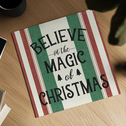 Heartland Holiday IV Green by Wild Apple Portfolio. Shown as a detailed flat fine art print, highlighting archival giclee quality. Available as an archival giclee rolled canvas, fine art paper, or poster print. SKU 75409a.