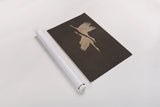 Herons in Flight Mocha by Wild Apple Portfolio. shown as a rolled paper print. Available as archival giclee rolled canvas, fine art paper, or poster print. SKU 96471i.