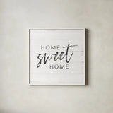 Home Inspiration I by Wild Apple Portfolio. Shown in a crisp white glass frame for a clean and minimalist style. Available as an archival giclee rolled canvas, fine art paper, or poster print. SKU 56876a.