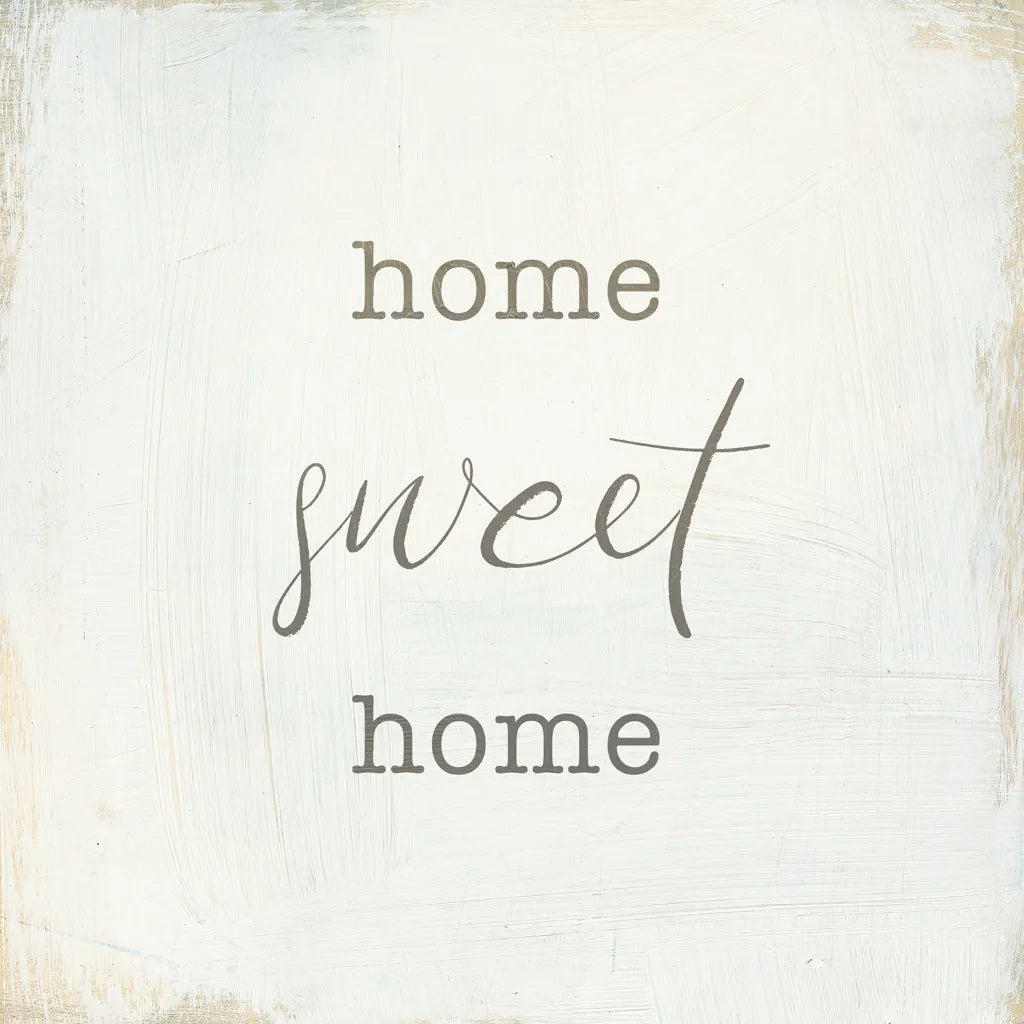 Home Sweet Home I Script by Wild Apple Portfolio. SKU 46898a. Archival Giclee Fine art print for wall decor.