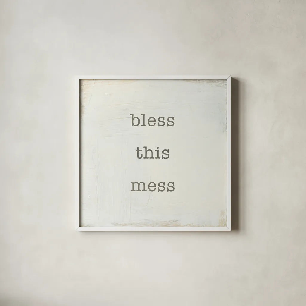 Home Sweet Home II by Wild Apple Portfolio. Shown in a crisp white glass frame for a clean and minimalist style. Available as an archival giclee rolled canvas, fine art paper, or poster print. SKU 46895a.