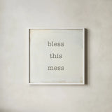 Home Sweet Home II by Wild Apple Portfolio. Shown in a crisp white glass frame for a clean and minimalist style. Available as an archival giclee rolled canvas, fine art paper, or poster print. SKU 46895a.
