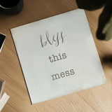 Home Sweet Home II Script by Wild Apple Portfolio. Shown as a detailed flat fine art print, highlighting archival giclee quality. Available as an archival giclee rolled canvas, fine art paper, or poster print. SKU 46899a.