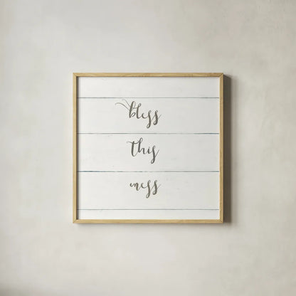 Home Sweet Home II Shiplap by Wild Apple Portfolio. Shown in a natural wood glass frame for a timeless modern aesthetic. Available as an archival giclee rolled canvas, fine art paper, or poster print. SKU 48927a.