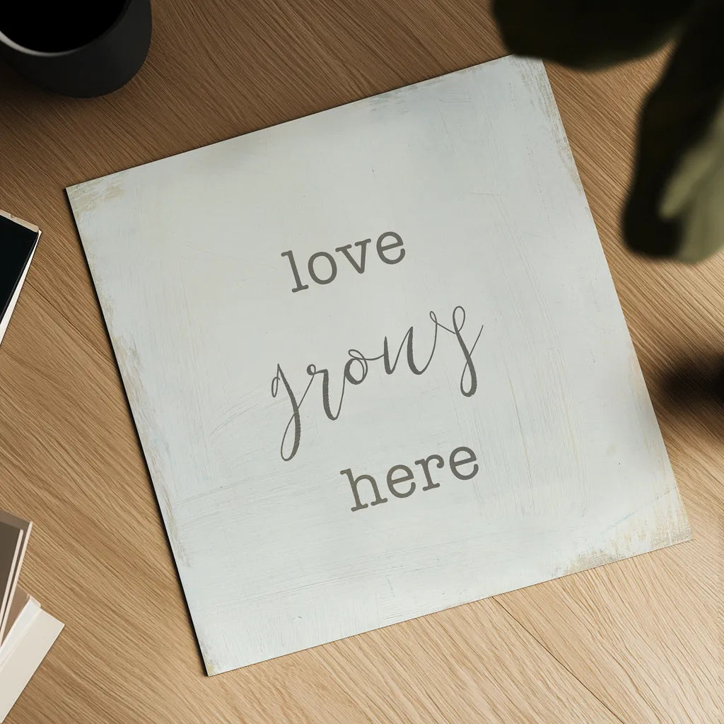 Home Sweet Home III Script by Wild Apple Portfolio. Shown as a detailed flat fine art print, highlighting archival giclee quality. Available as an archival giclee rolled canvas, fine art paper, or poster print. SKU 46900a.