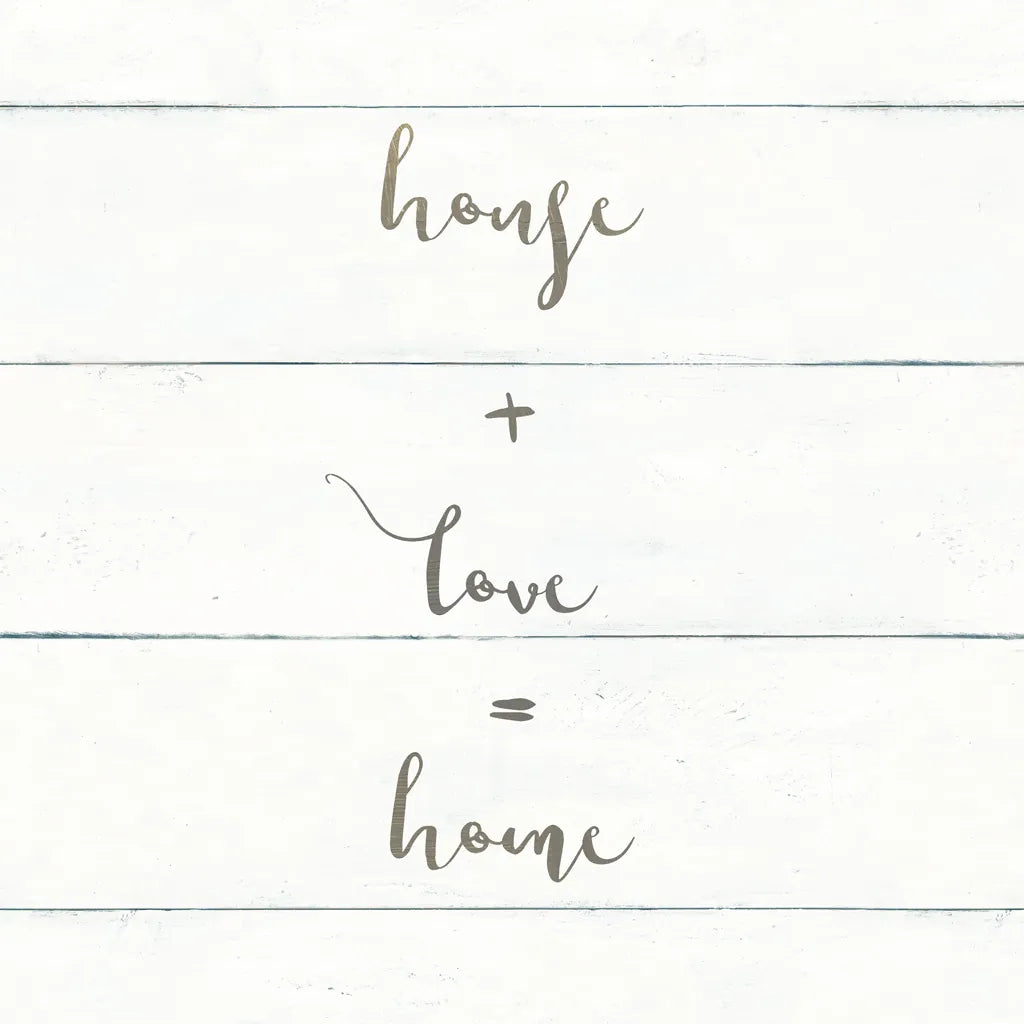 Home Sweet Home IV Shiplap by Wild Apple Portfolio. SKU 48929a. Archival Giclee Fine art print for wall decor.