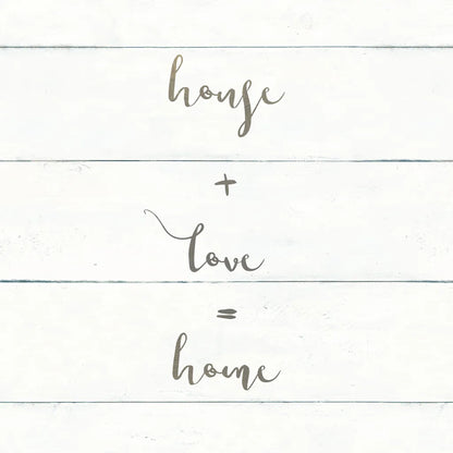 Home Sweet Home IV Shiplap by Wild Apple Portfolio. SKU 48929a. Archival Giclee Fine art print for wall decor.