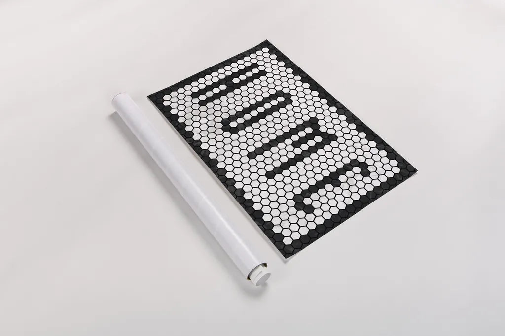 Home Tiles by Wild Apple Portfolio. shown as a rolled paper print. Available as archival giclee rolled canvas, fine art paper, or poster print. SKU 78664i.