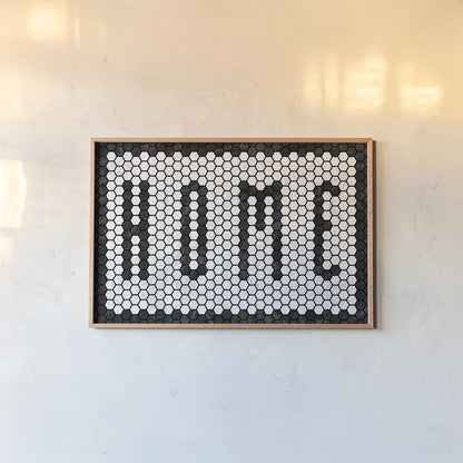 Home Tiles by Wild Apple Portfolio. shown as a paper print in a natural frame. Available as a archival giclee rolled canvas, fine art paper, or poster print. SKU 78664i.