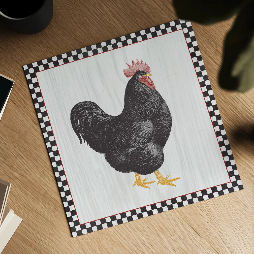 Home to Roost III by Wild Apple Portfolio. Shown as a detailed flat fine art print, highlighting archival giclee quality. Available as an archival giclee rolled canvas, fine art paper, or poster print. SKU 30951a.