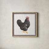 Home to Roost III by Wild Apple Portfolio. Shown in a natural wood glass frame for a timeless modern aesthetic. Available as an archival giclee rolled canvas, fine art paper, or poster print. SKU 30951a.