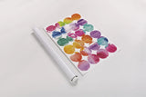 Horizontal Spring Dots by Wild Apple Portfolio. shown as a rolled paper print. Available as archival giclee rolled canvas, fine art paper, or poster print. SKU 68929i.