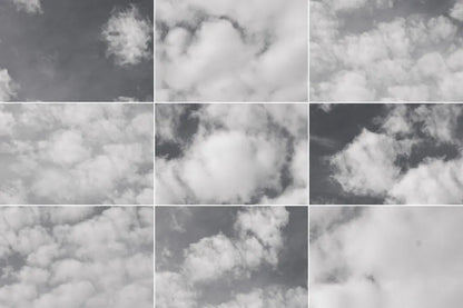 In the Clouds Collage by Wild Apple Portfolio. SKU 43545i. Archival Giclee Fine art print for wall decor.