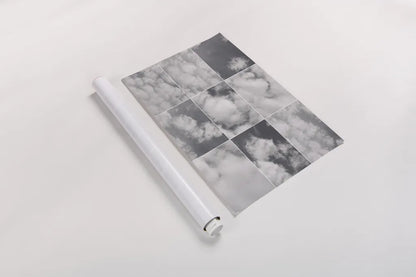 In the Clouds Collage by Wild Apple Portfolio. shown as a rolled paper print. Available as archival giclee rolled canvas, fine art paper, or poster print. SKU 43545i.