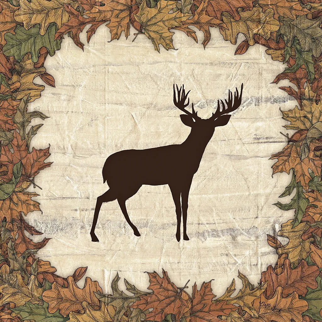 In the Woods Harvest Deer by Wild Apple Portfolio. SKU 19662a. Archival Giclee Fine art print for wall decor.