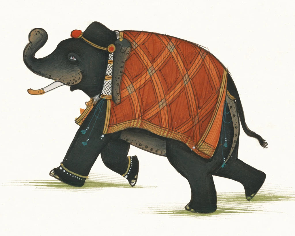 India Elephant II Light Crop by Wild Apple Portfolio