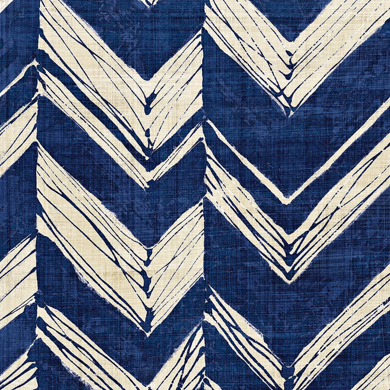 Indigo Batik II by Wild Apple Portfolio. SKU 16449a. Archival Giclee Fine art print for wall decor.